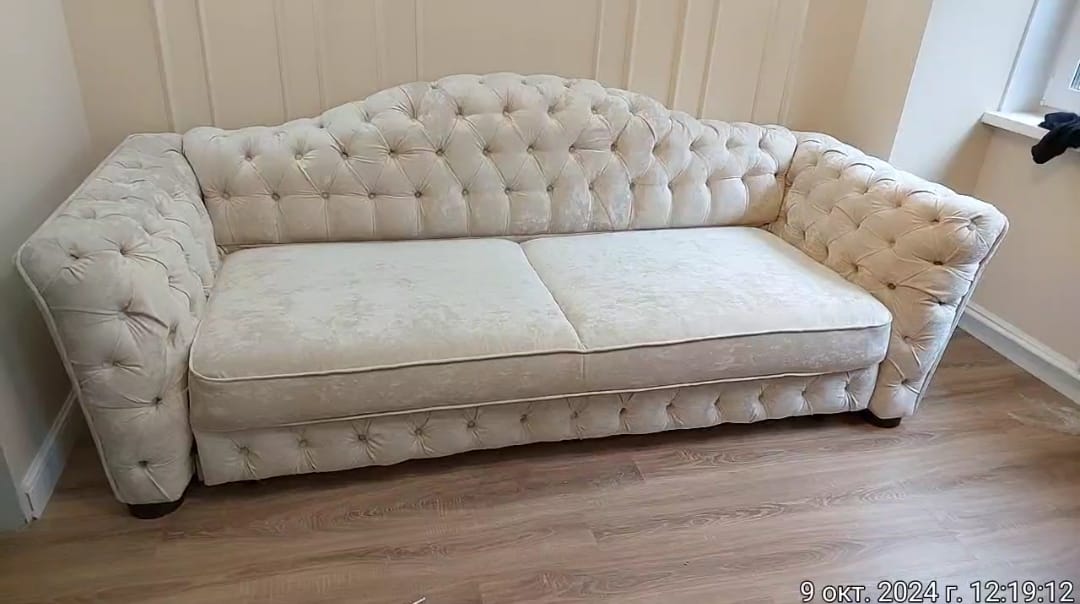 Замена обивки дивана на дому. Биробиджан